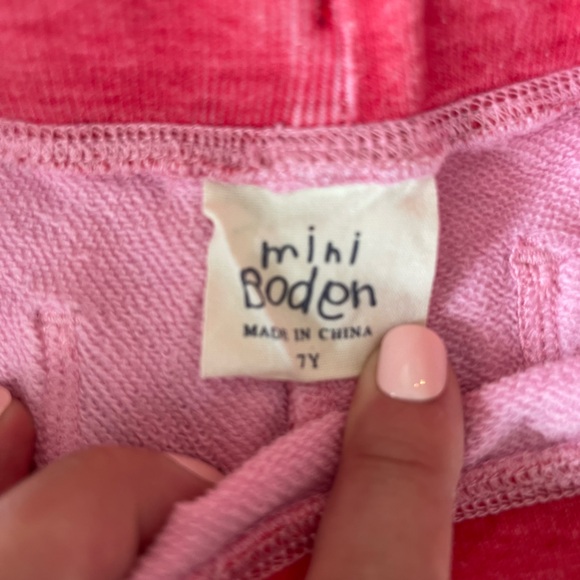 Mini Boden Girls 7-8Y Drawstring Capri Length Cotton Blend Pants, 2 Pairs. - Picture 4 of 4